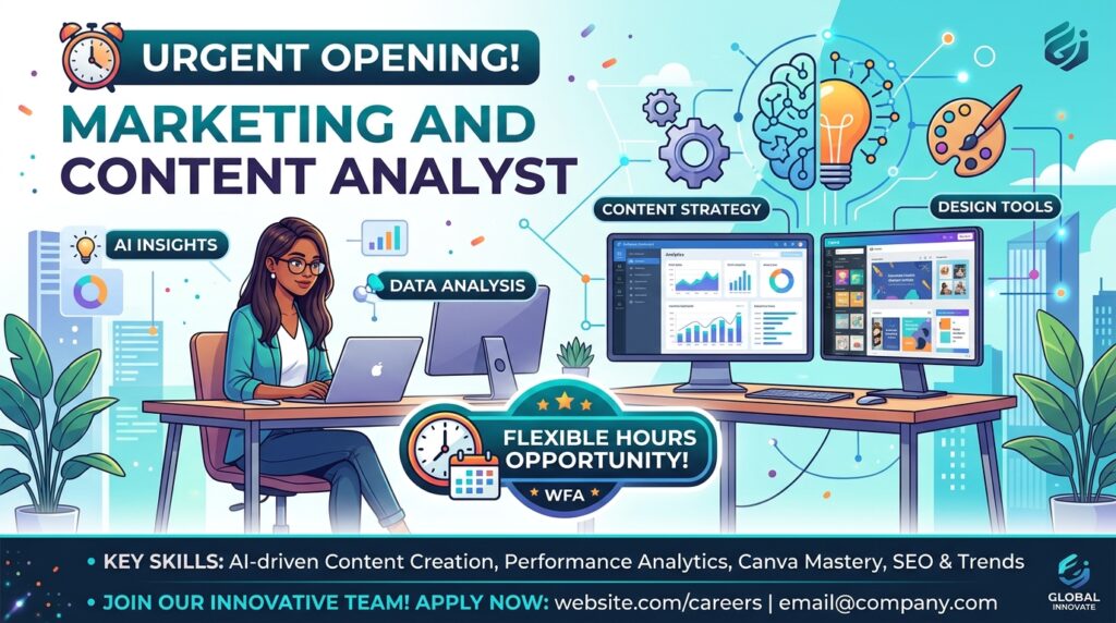 Analista de Marketing e Conteúdo com IA e Canva 