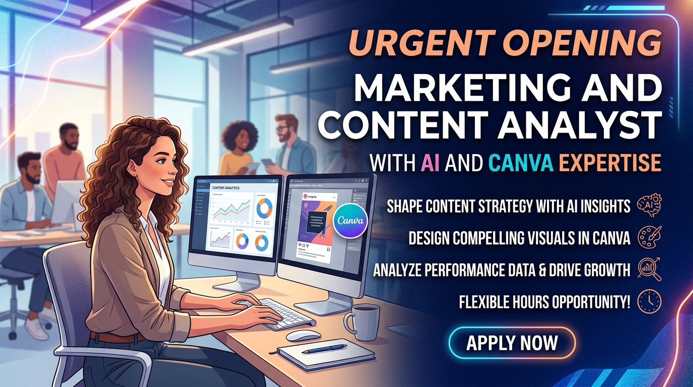 Analista de Marketing e Conteúdo com IA e Canva